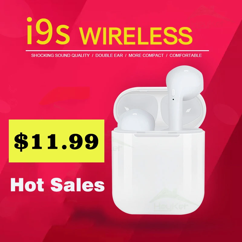 Новинка i9s TWS air pods Беспроводные наушники мини Bluetooth гарнитуры i9 вкладыши