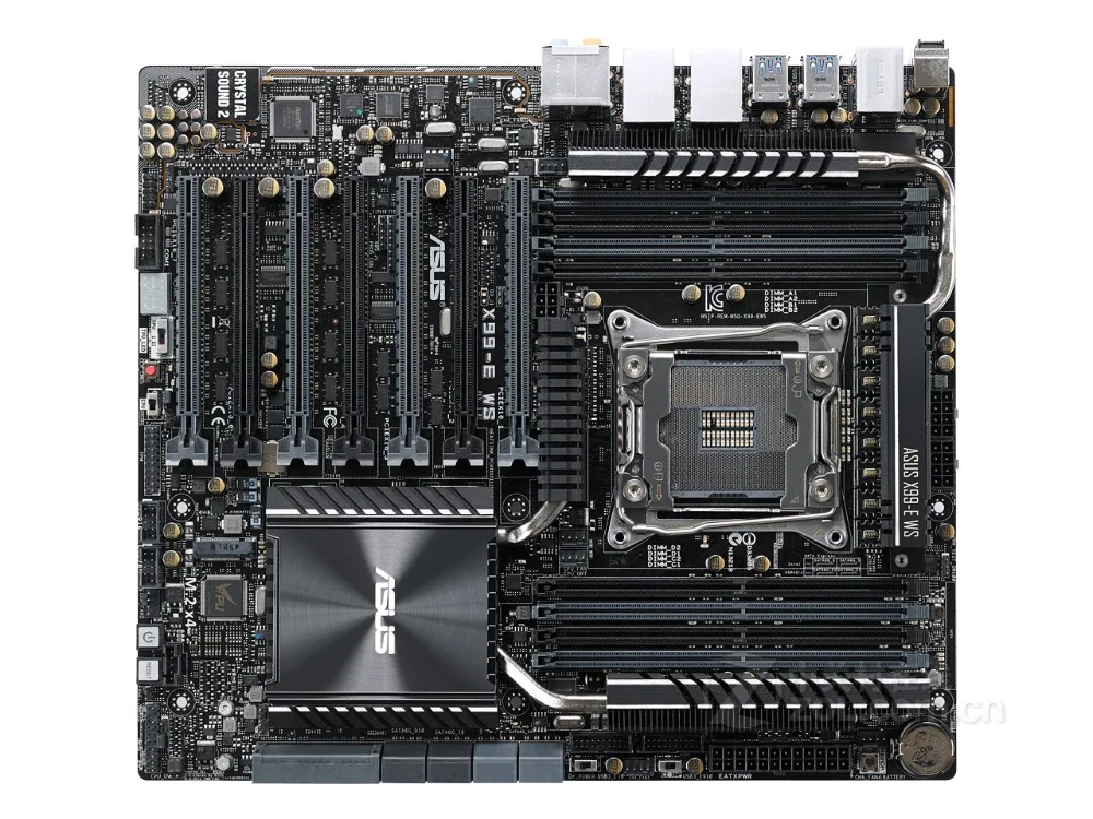Оригинальная материнская плата для ASUS X99 E WS DDR4 LGA 2011 V3 USB2.0 USB3.0 128 ГБ десктопная