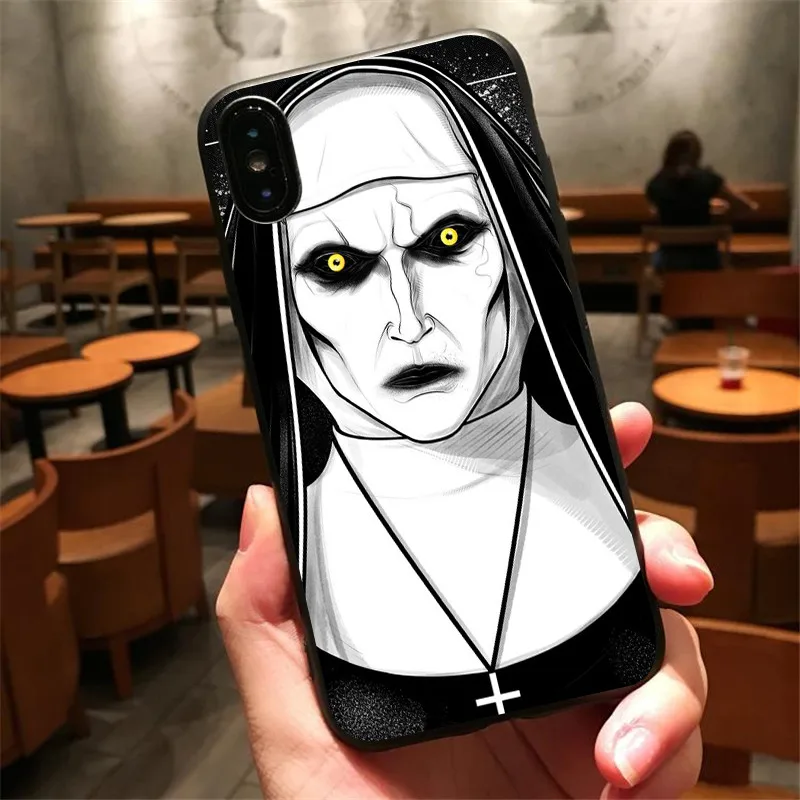 Мягкий чехол для телефона из фильма монашка валак iPhone 6 7 8 plus X 5 samsung Galaxy 9 edge