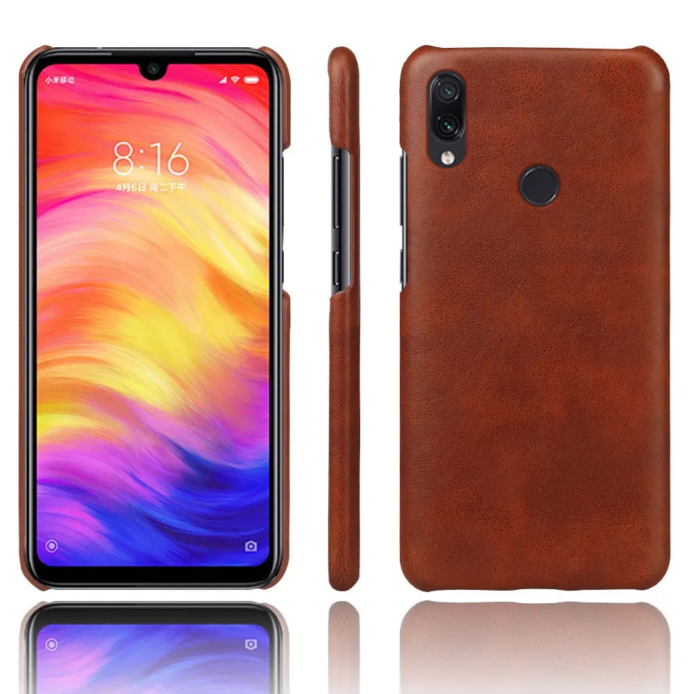 

Crazy Horse Cover Leather Phone Bag For Xiaomi Redmi Not 7 Case Luxury Leather + PC Back Cases For Redmi Not 7 Pro Case funda