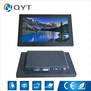 

10 inch Desktop Industrial Monitor 500cd/m2 Widescreen Touch Monitors with Resolution 1024*600