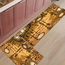 Антикварная Европа карта 2 шт Коврик Коврики для входа аксессуары для ванной комнаты Набор грязи мусора грязи Траппер пол ковры личный