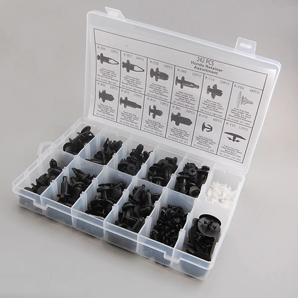 50 PCS Fits Honda accord bumper push type retainer clips 91502SM4000
