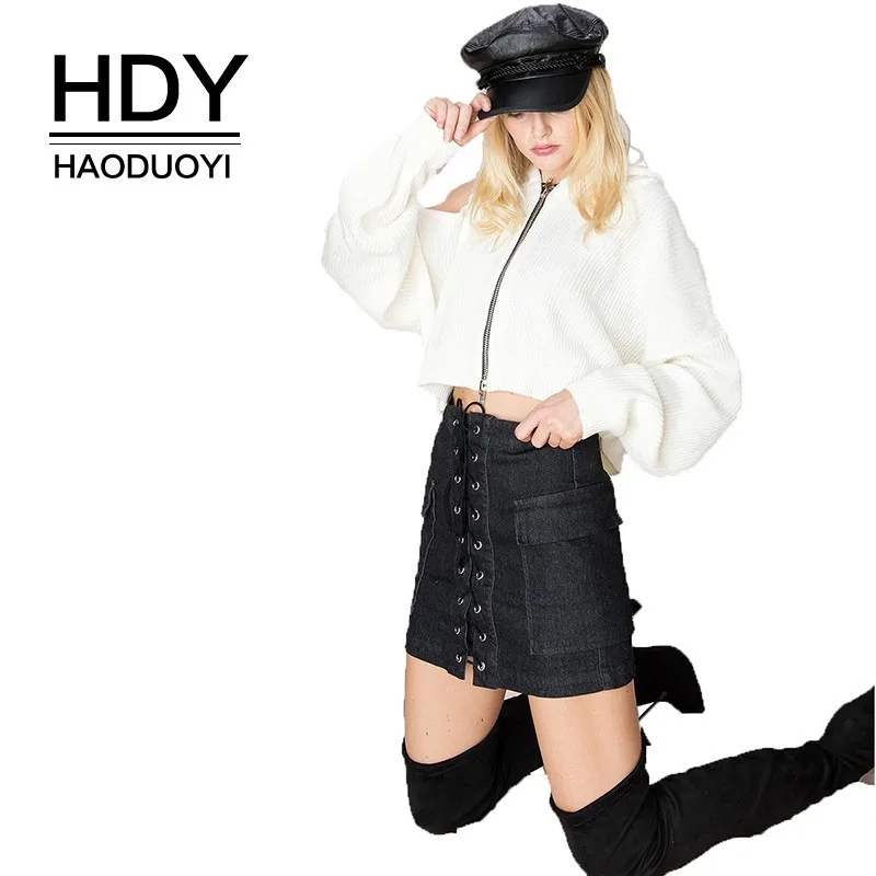 Женское повседневное облегающее пальто HDY Haoduoyi черные однотонные Повседневные