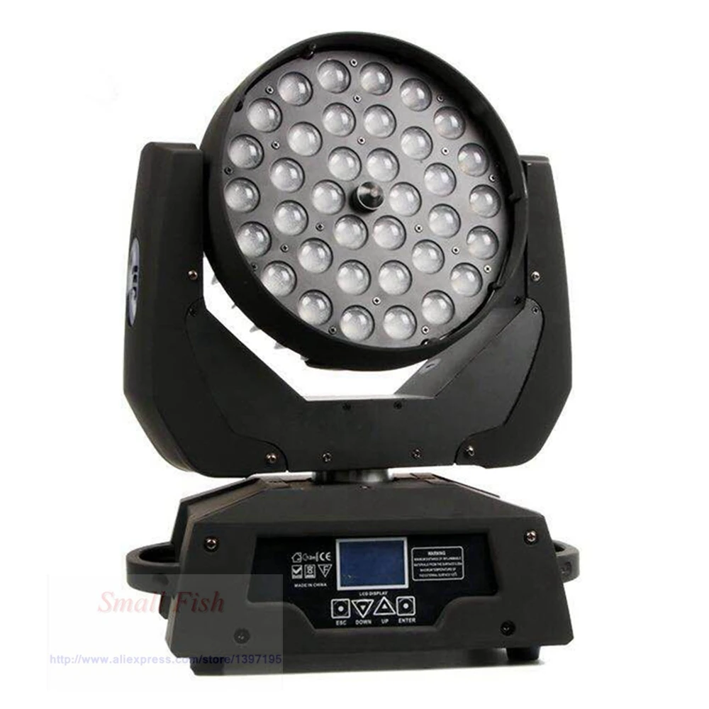 Movendo a Cabeça Sensível ao Toque com 16 4 Pçs e lote Zoom Lavagem Levou Leve 36x15 w Rgbwa 5in1 Tela Canais dj Disco Iluminação Cénica Dmx Controlador 3 A Cabeça Leve 36x15 w RGBWA 5IN1