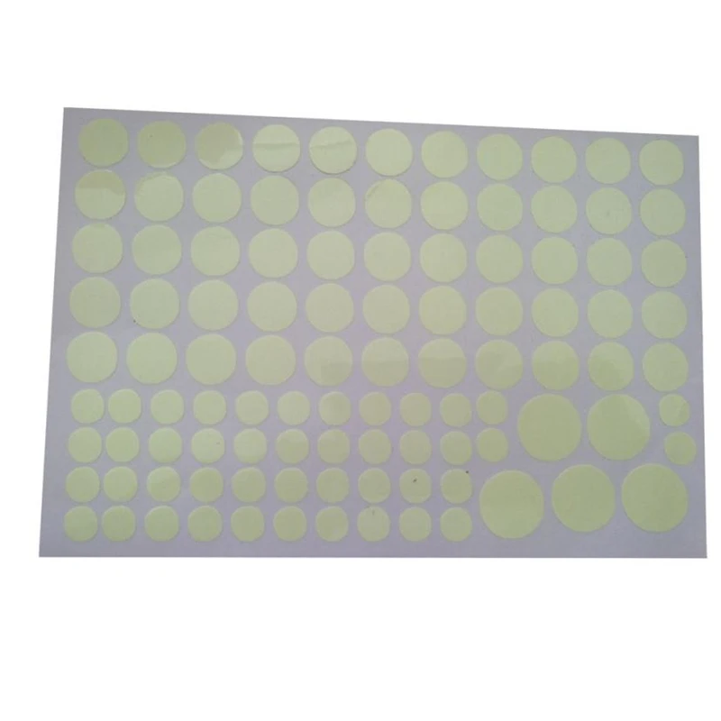Glow In The Dark Star Wall Stickers 252 Dots And Moon Starry Sky Kids Removable Waterproof Wear-resistant Wall Decal C0424#23   03
