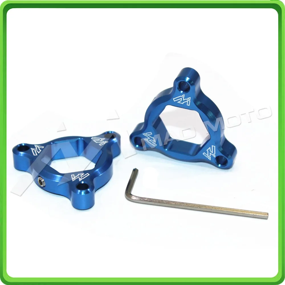 22mm Blue Fork Spring Preload Adjusters for Buell XB12 all models 2004 2005 2006 2007 2008 & XB9 all models 2003 - 2009 Style A