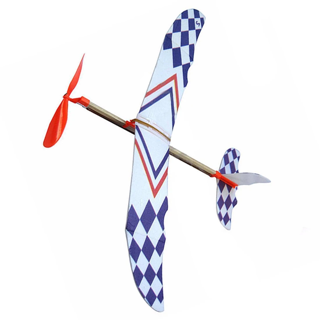 Rubber Band Elastic Powered Flying Plane Kit Airplane Fun Model Kid Toy Gift CS 