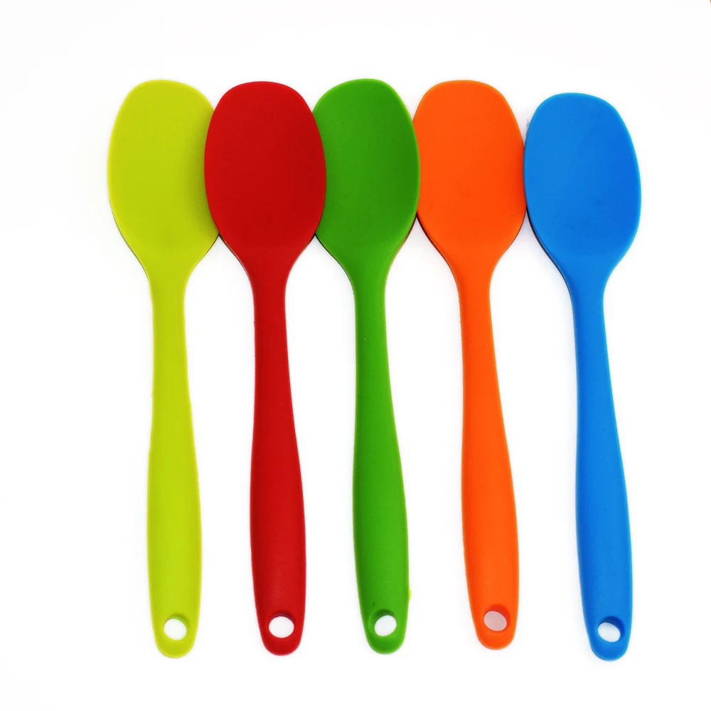 Silicone Mixing Spoon Salad Cake Baking Utensil Cake Putty Spatula