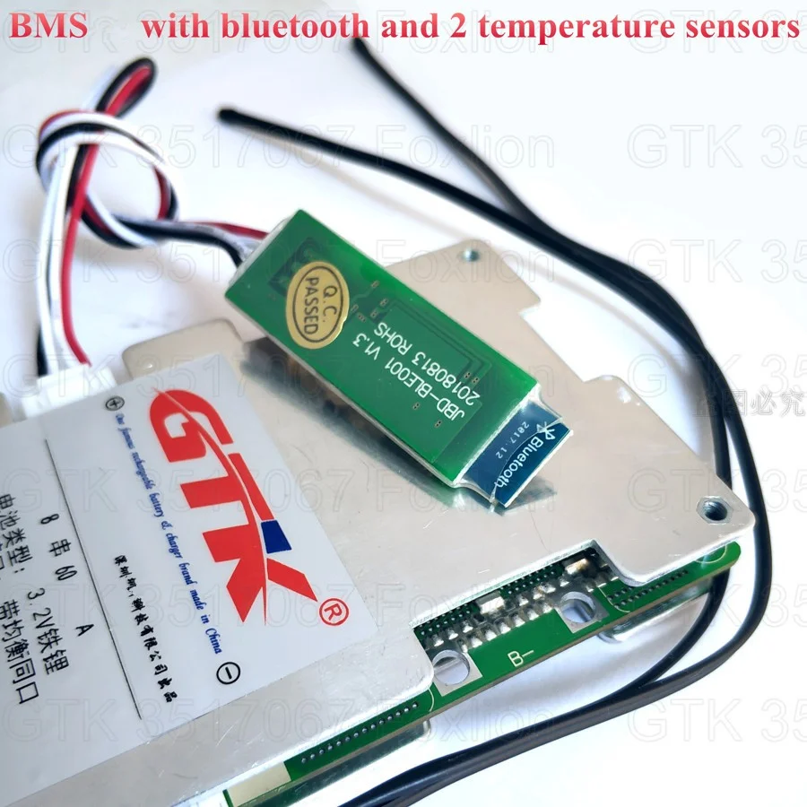 12S 20A 30A 40A 50A 60A 36V Lifepo4 умный BMS pcb баланс BMS с зарядным дисплеем с коммуникацией UART android Bluetooth App