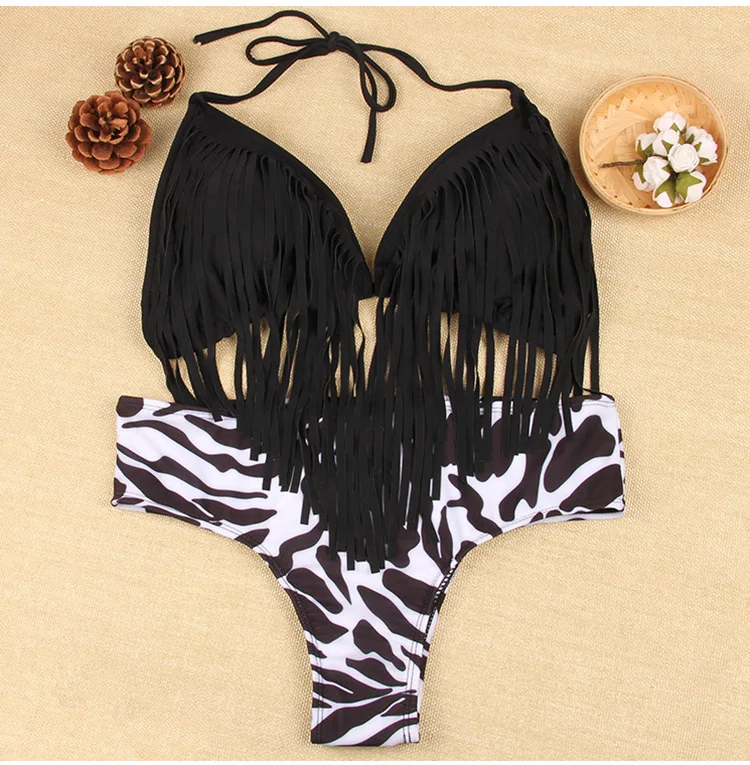 

Free Post 2016 new explosion models in Europe and America retro print bikini sexy bikini ladies swimsuit sexy bikini #5555
