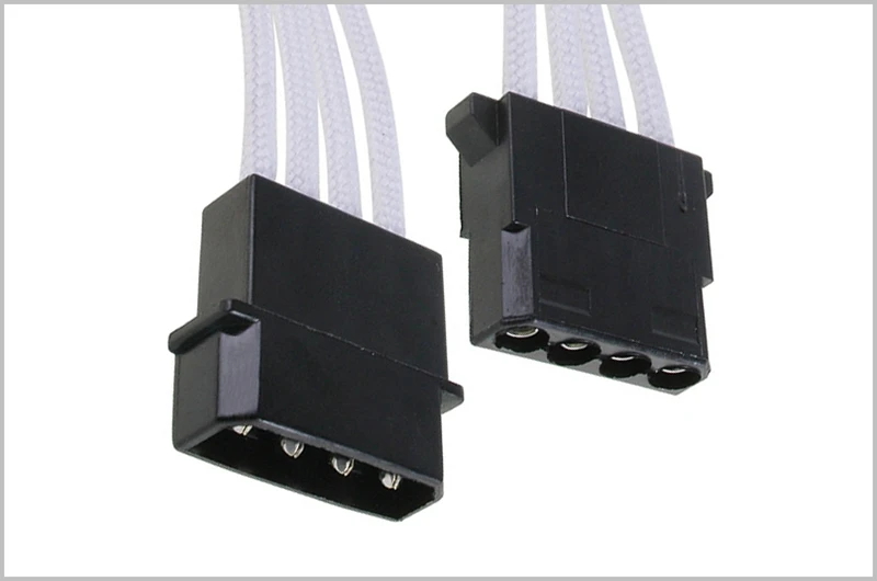Molex Extension Cable-White-1