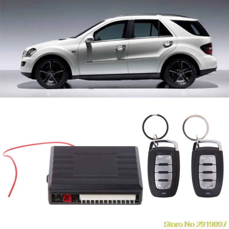 

New Universal Car Alarm Systems Auto Remote Central Door Locking Vehicle Keyless Entry System Kit 12V With Remote Control