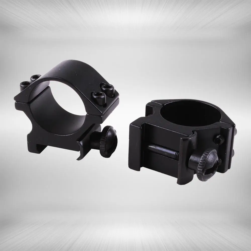 

Hunting Gun accessories 25.4mm 2PCs Low Profile 20mm Picatinny/Weaver Rifle Scope Mount Rings