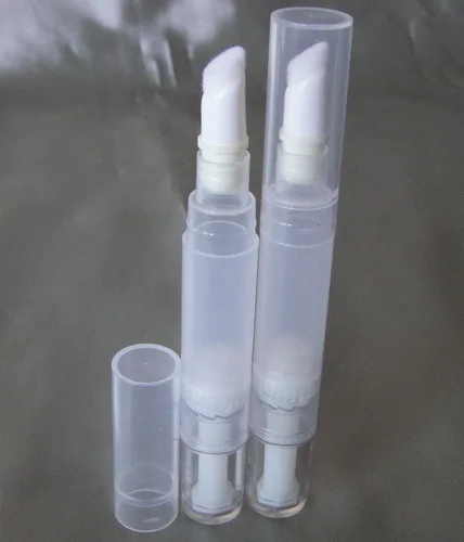 

50PCS 5ML PP circular transparent lip gloss pencil , empty lip gloss bottles ,5 ml wholesale lip gloss tube