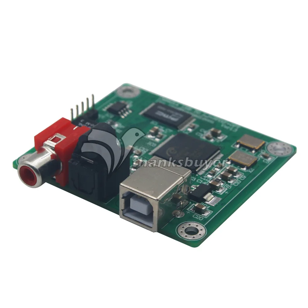 TZT CM6631A 24 бит/192 кГц USB для коаксиального и оптического волокна SPDIF I2S от LJM новая