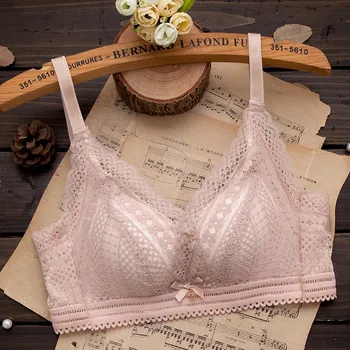 

New Sexy Lace bra for women Wire Free Seamless Lingerie Adjusted Wireless bras small underwear show Bralette lingerie female