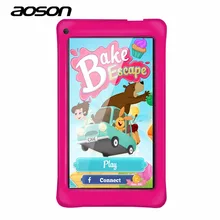AOSON 7 дюймов Android 5.1 дети tablet pc M751-S 8 ГБ Встроенная память A33 Quad Core IPS touch 1024*600 Экран двойной Камера нетбука таблетки