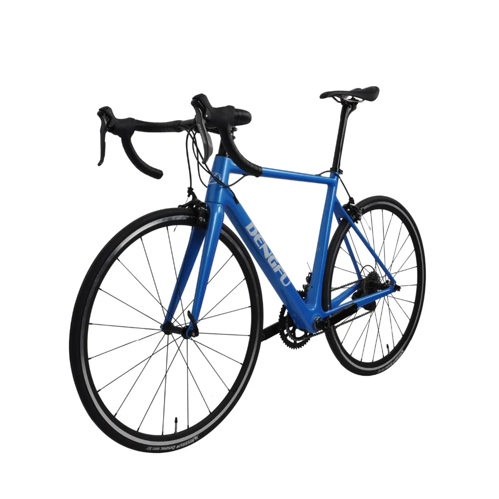 Sale WINICE Clearance 700C Road Bicycle V-Brake Blue Complete Cycling Carbon Fiber Frame R02 Bikes 700C*21mm Tire 1
