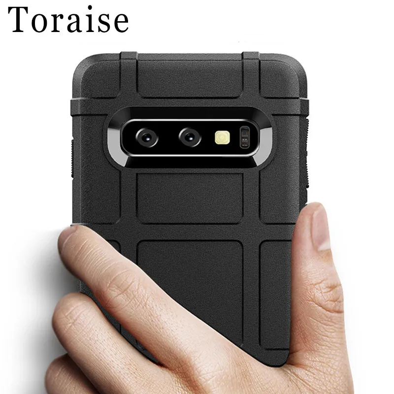 Toraise S10 case for Samsung s10 Silicone Rugged Shield Matte Case Galaxy Plus Cover For S10e e |