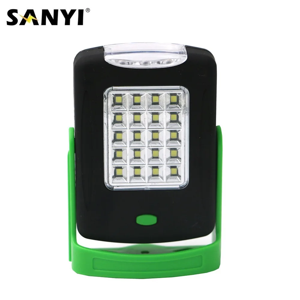 

Portable LED Night Light Flashlight LED Torch Lantern Work Light 23 LED 2 Modes Camping Bicycle Lamp with Built-in Magnet Hook