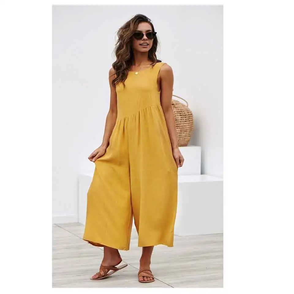 Casual Jumpsuit Women Clothing 2019 Long Sleeve Office Ladies Belted Jumpsuits (8)