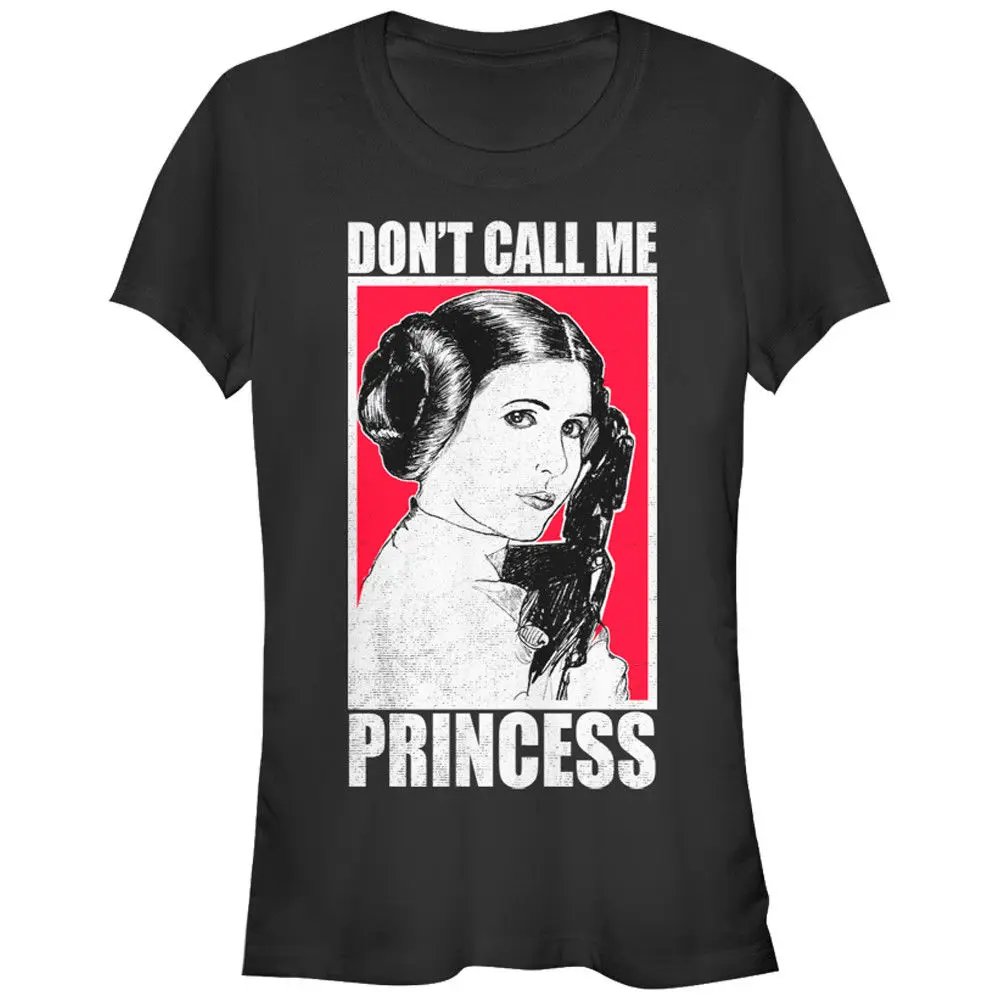Для женщин s Звездные войны футболка Star Wars Princess Leia футболка Star Wars Tee Для женщин брендовый Топ Harajuku футболка Топ te