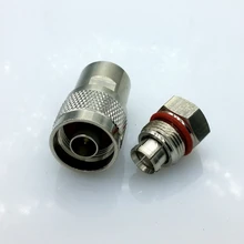 N тип штекер L16 Коаксиальный разъем для 50-6 Коаксиальный гофрированные кабель GPS фидерной линии кабель