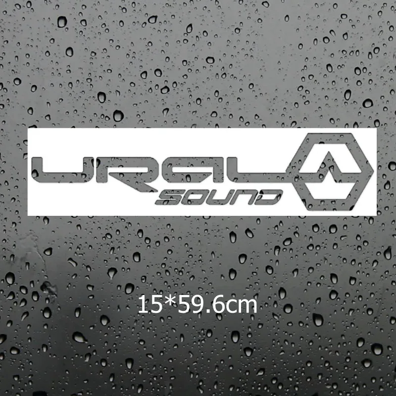 Three Ratels TZ 1368# 6.2*24.5см 15*59.6см URAL SOUND УРАЛ САУНД прикольные наклейки на авто наклейка