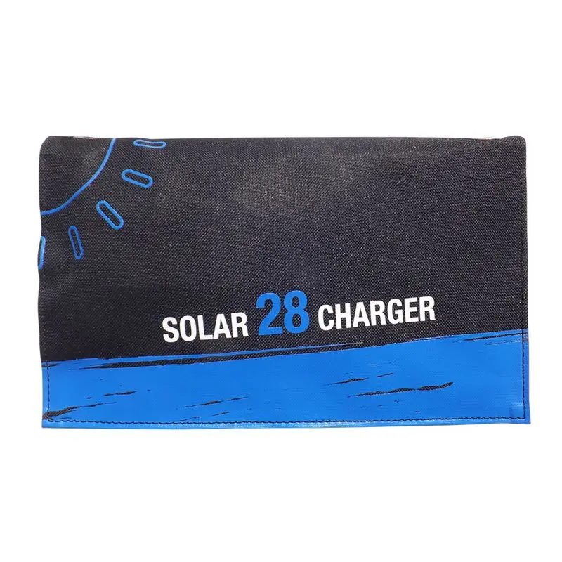 4 шт. солнечная батарея 28 Вт Складная солнечная панель портативное зарядное устройство 5 В 3.5A 3 USB солнечная батарея для езды на велосипеде