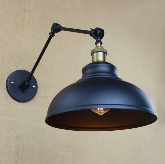 

Black Arm Vintage Wall Lights For Home Retro Style Loft Industrial Wall Lamp Edison Wall Sconce Arandela