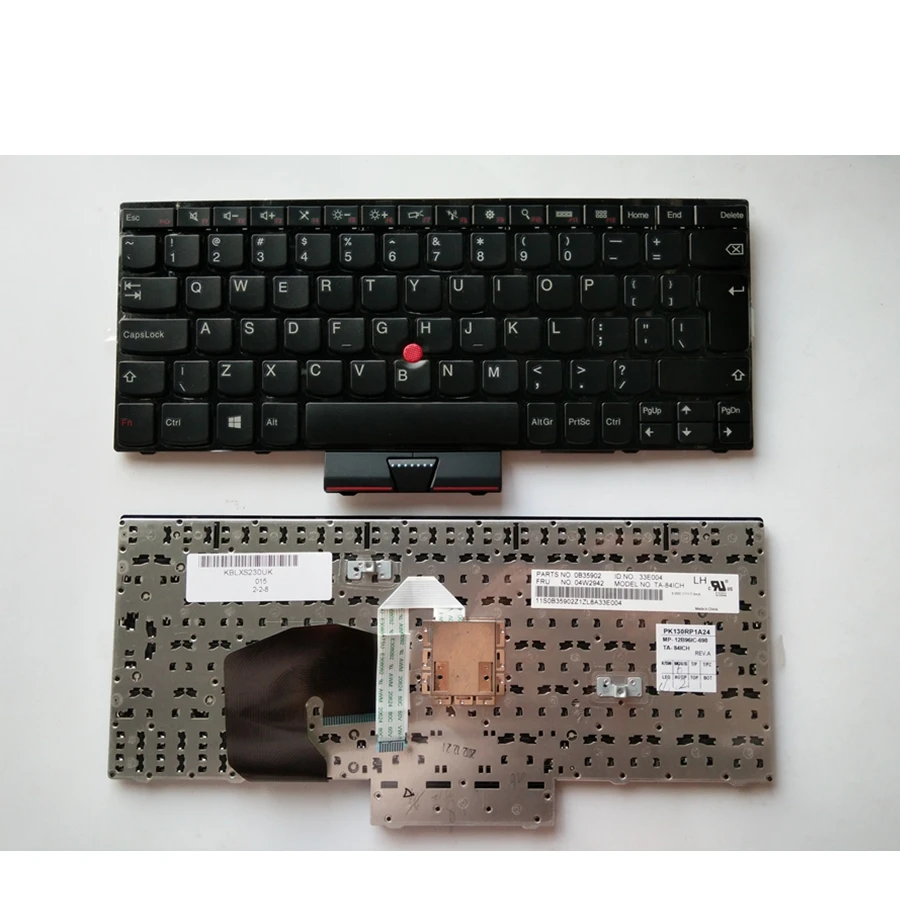 

UI Black New English Replace laptop keyboard For Lenovo For Thinkpad S230 S230U S230I E230 E230S With pointing sticks