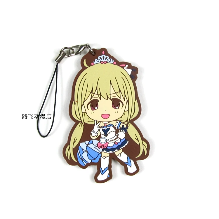 Экшн фигурка Kanzaki Ranko THE IDOLM @ STER Рин Сибуя аниме модель резиновый брелок кулон