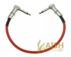 Kaish красный правый угол 30 см/12 ''mono Гитары педаль эффектов кабель эффекты патч-корд