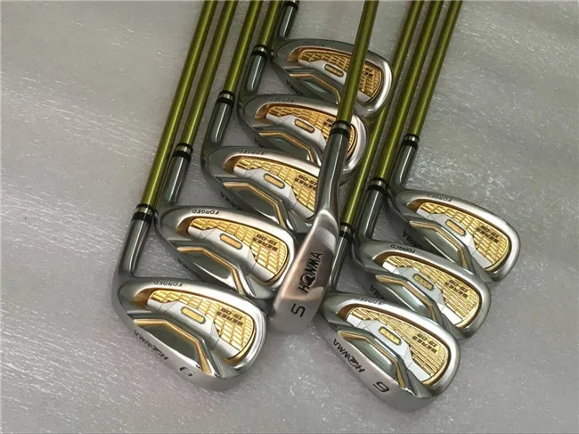 9 шт. 3 звезды Honma IS-06 Железный набор Honma Golf железные клюшки для гольфа 5-11AwSw Графит/стальной вал с крышкой головы