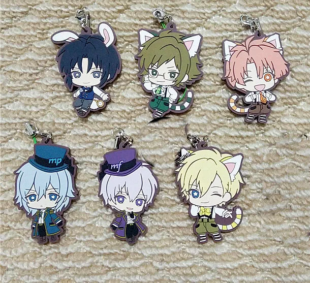 Idolish7 аниме брелок для ключей модель YAMATO NIKAIDO SOGO NAGI TAMAKI Gaku Mitsuki Осака резиновый