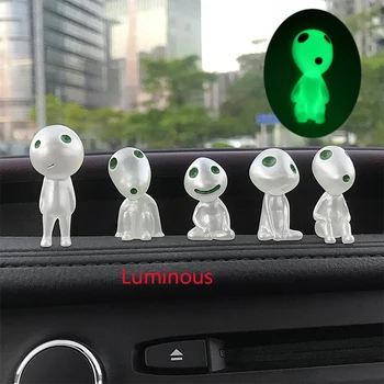 

1Pcs For Audi A3 A4 B8 B6 A6 Mercedes Benz W205 W204 Skoda Octavia A5 A7 2 Car Ornaments Dashboard Led Luminous Decoration Doll