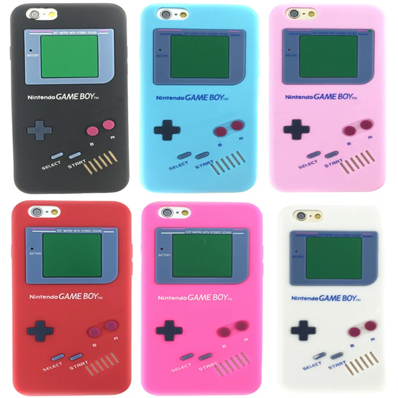 Fashion Design 3D Cartoon Gameboy Case for iPhone 5S 5G TPU Silicone