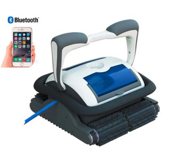 Gratis verzending Nieuwe Komende Smartphone Bluetooth Controle Automatische Robot Zwembad Cleaner Met 18 Kabel, 1 st Caddy Winkelwagen Gratis verzending Nieuwe Komende Smartphone Bluetooth Controle Automatische Robot Zwembad Cleaner Met 18 Kabel, 1 st Caddy Winkelwagen