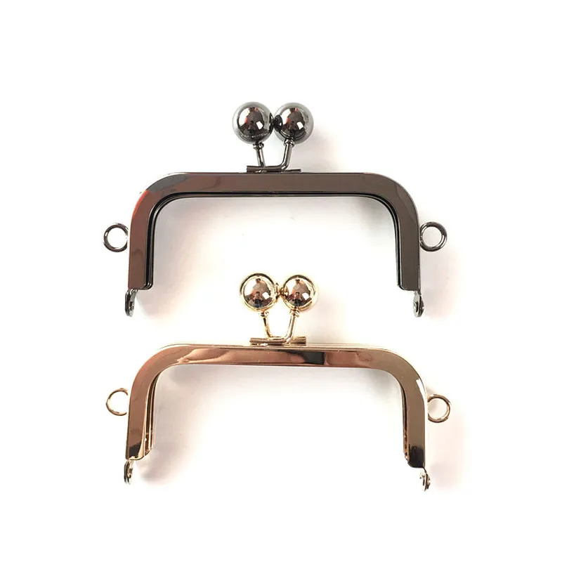 

Kiss Clasp Lock 2 Colors Metal Frame Handle Rectangle Purse Flower Pattern Without Hole Luggage Accessories 10.5cm 10Pcs
