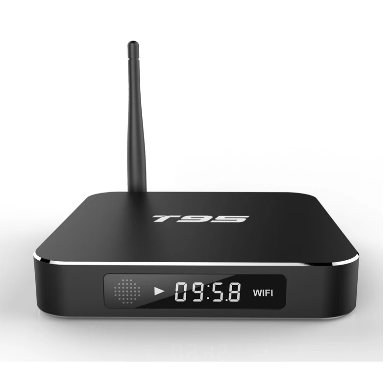 

Original Metal Case Sunvell T95 Smart Tv Box Amlogic S905X Quad Core Android 6.0 1GB RAM 8GB ROM 2.4G Wifi 4K HD Android Tv Box