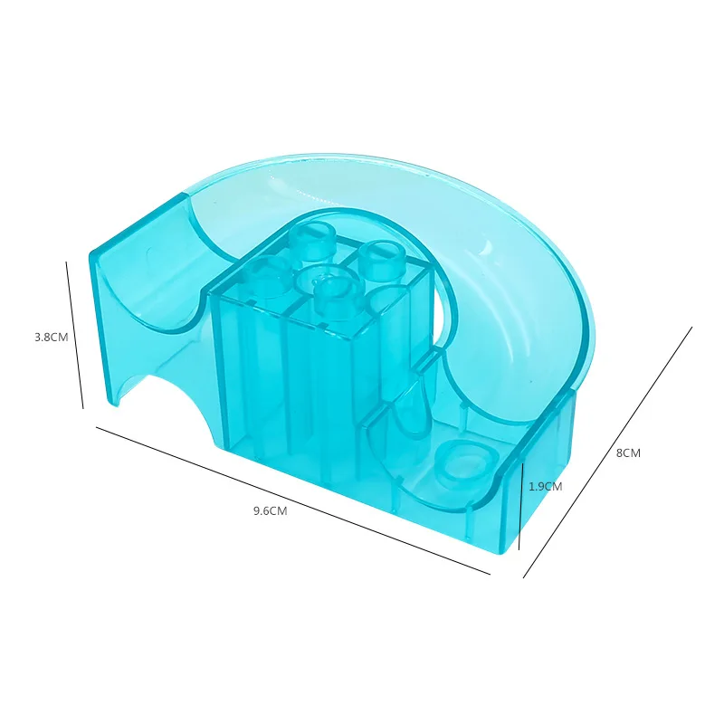 Большой размер аксессуары Diy мраморный гоночный лабиринт, Шариковая дорожка строительные блоки Аксессуары слайд Кирпичи игрушки для детей подарок для детей - Цвет: LXF-YD-094-3