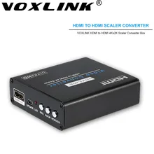 Voxlink 1080 P hdmi-hdmi аудио видео 4 К x 2 К скалер адаптер конвертер коробка с аудио Выход зум для HDTV PC xbox360 PS