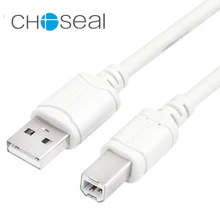 Choseal 30-летие QS5307 USB 2,0 PrintType B Мужской высокоскоростной принтер кабель для подключения компьютера с принтером