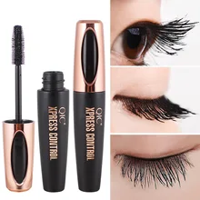 QIC Neue 4D Seide Faser Lash Mascara Wasserdicht Make Up Mascara Für Wimpern Verlängerung Schwarz Dicken Verlängerung Auge Wimpern Kosmetik