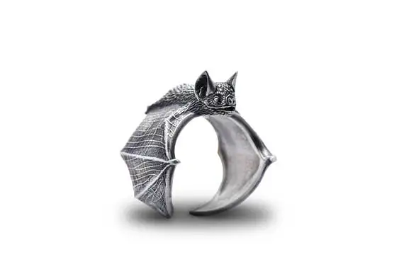 

Vintage retro Adjustable Bat Rings