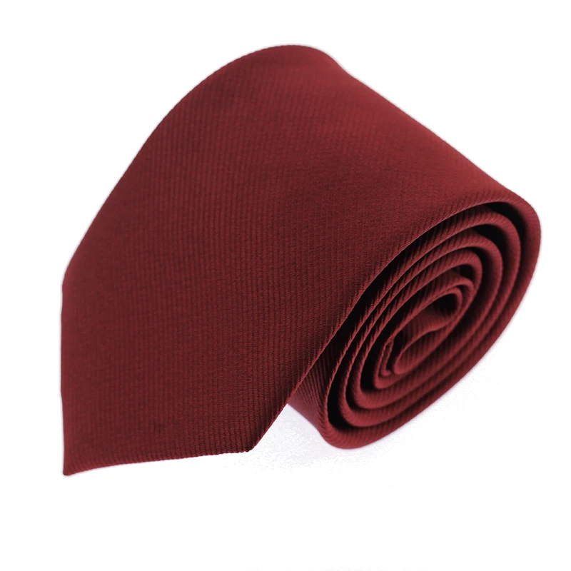 

Red 8CM New Classic Tie for Man Silk Tie Luxury Solid Business Neck Ties for Men Suit Cravat Wedding Party Necktie