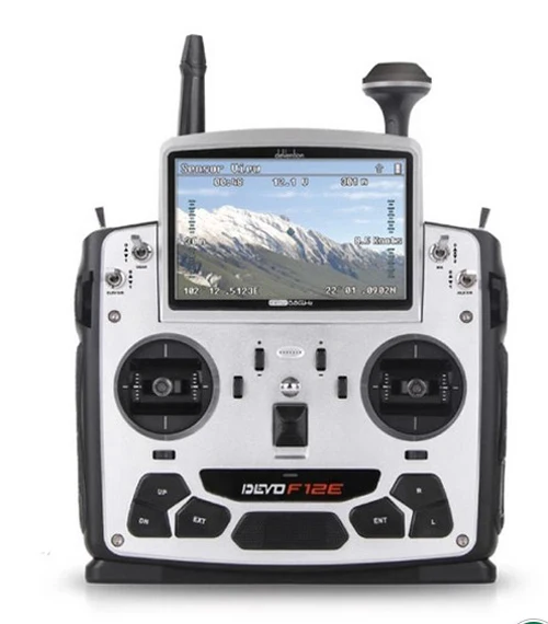 F09070 Walkera Devo F12E Transmitter FPV Radio 32 channel 5 8GHz with 5 LCD Display for