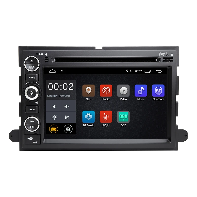 Discount Android 8.1 Quad Core Car DVD Player For Ford F150 F350 F450 F550 F250 Mustang/Explorer/Kuga/Edge GPS 2 din Radio DAB Wifi FM 1