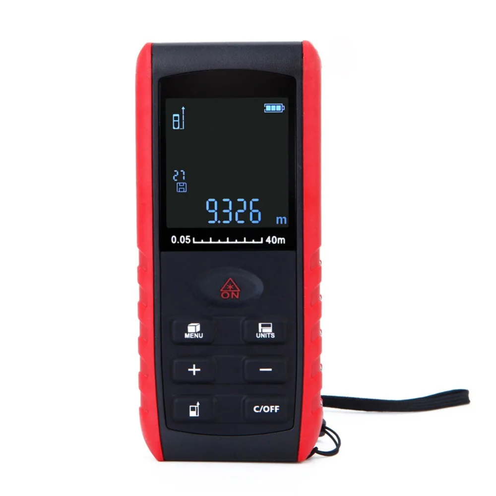 

Useful 40-100M Laser Distance Meter Digital Electronic Handheld Precision 2mm Rangefinder Tape Measure Portable Area/volume Tool